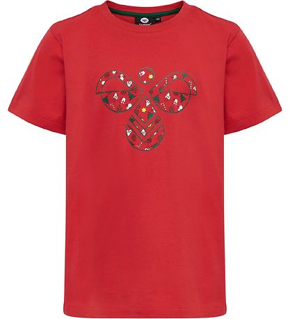 T-Shirt Hummel - hmlPère Noël - Rouge T-Shirt Hummel - hmlPère Noël - Rouge