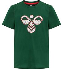 T-Shirt Hummel - hmlPère Noël - Vert T-Shirt Hummel - hmlPère Noël - Vert