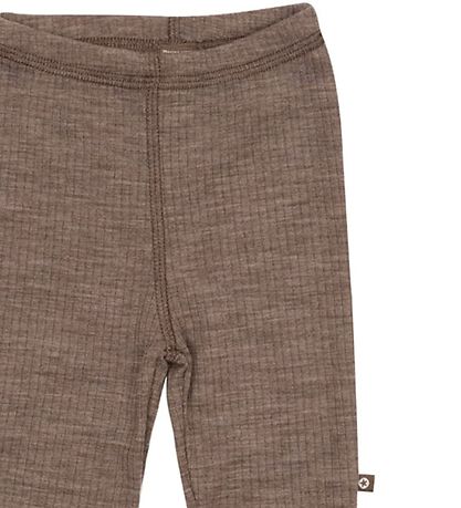 Smallstuff Leggings - Wolle - Rib - Nature