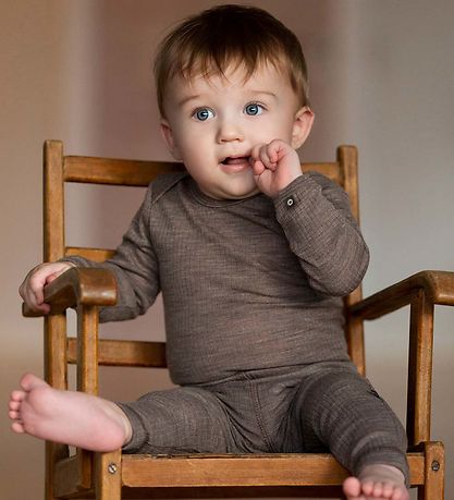 Smallstuff Leggings - Wolle - Rib - Nature