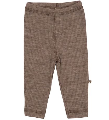 Smallstuff Leggings - Wolle - Rib - Nature