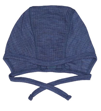 Smallstuff Baby Hat - Wool - Denim Melange