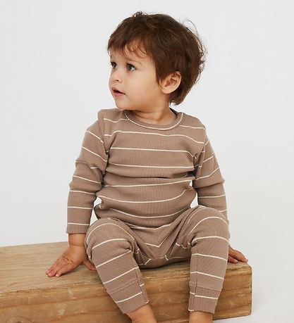 Sofie Schnoor Bodysuit L/æ - Warm Grey