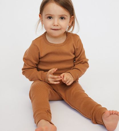 Sofie Schnoor Body L/æ - Dusty Brown