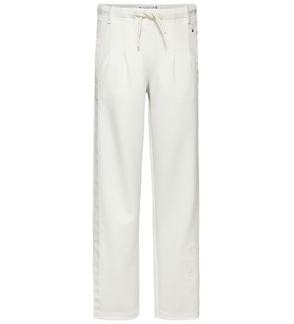 Tommy Hilfiger Housut - Allekirjoitus - Ecru