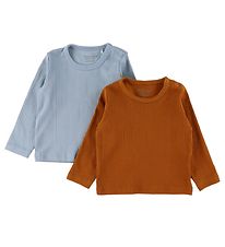 Minymo Blouse - 2-Pack - Ashley Blue Minymo Blouse - 2-Pack - Ashley Blue