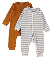 Minymo Jumpsuit - 2-Pack - Ashley Blue Minymo Jumpsuit - 2-Pack - Ashley Blue