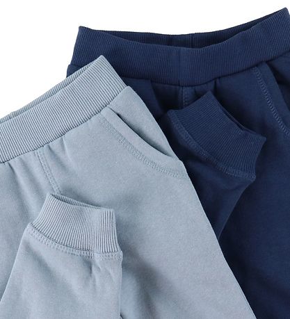 Minymo Joggebukser - 2-pack - Ny Navy