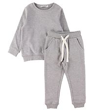 Minymo Sweat Set - Grey Melange Minymo Sweat Set - Grey Melange