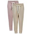 Minymo Sweatpants - 2-Pack - Violet Ice/Cream