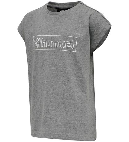 Hummel T-shirt - HmlBoxline - Grey Hummel T-shirt - HmlBoxline - Grey