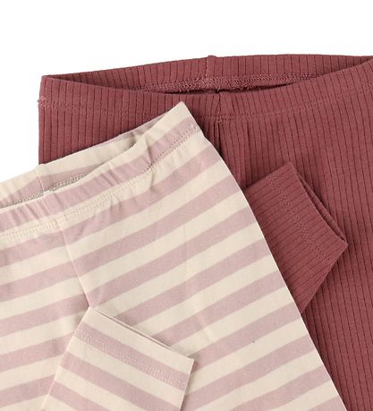 Leggings Minymo - 2 Pack - Violet Ice Leggings Minymo - 2 Pack - Violet Ice