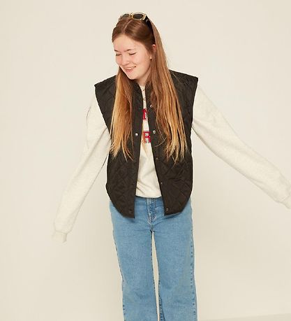 Designers Remix Gewatteerd Vest - Braga - Zwart