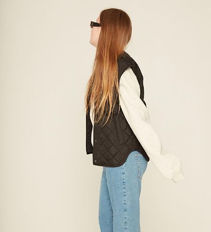 Designers Remix Gewatteerd Vest - Braga - Zwart