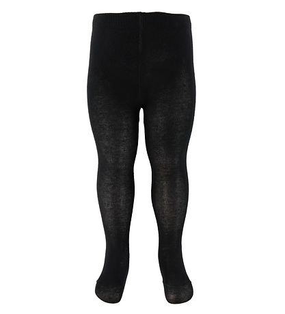 Minymo Strømpebukser - 2-pack - Svart/Brun m. Glitter