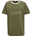 Hummel T-Shirt - HmlCloud - Olive Branch