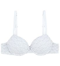 DIM Bra W. Hanger - Microfiber - White w. Logo DIM Bra W. Hanger - Microfiber - White w. Logo