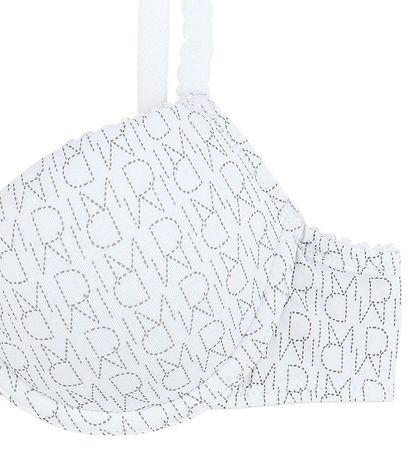 DIM Bra W. Hanger - Microfiber - White w. Logo