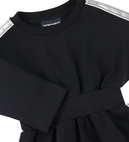 Emporio Armani Mekko - Musta, Hopea