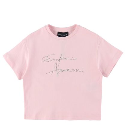 Emporio Armani 티셔츠 - 핑크 포함 실버/유사