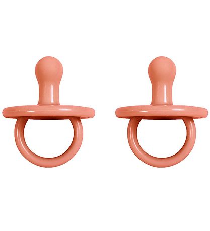 Filibabba Pacifiers - 2-Pack - 0-36 Mths. - Coral