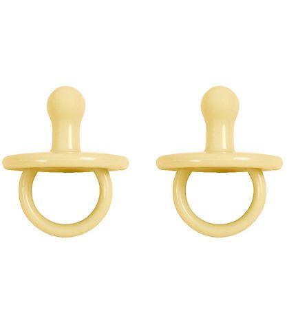 Filibabba Pacifiers - 2-Pack - 0-36 Mths. - Pale Banana