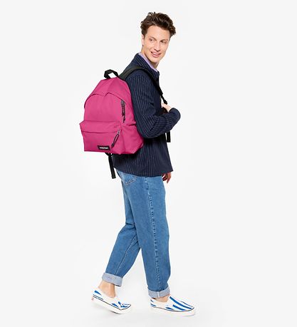 Eastpak 백팩 - 패딩 파커 - 24L - 핑크 이스케이프