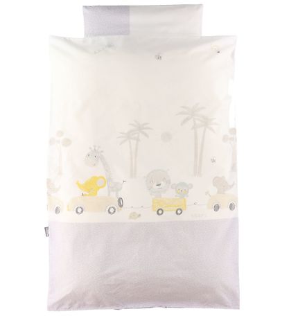 Nørgaard Madsens Bedding - Junior - White w. Grey-yellow Animal