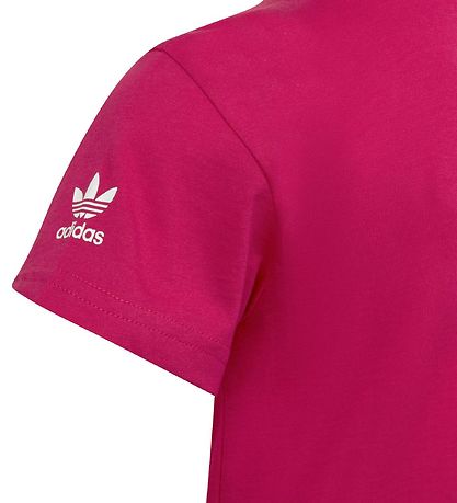 adidas Originals 티셔츠 - 아디컬러 - 진한 핑크