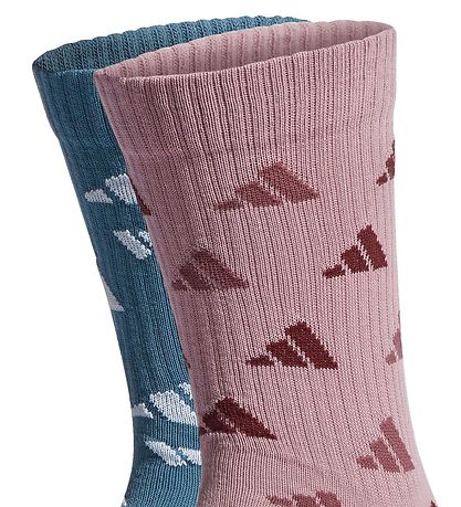 adidas Performance Socks - Graphic Sport - 2-Pack - Blue/Mauve