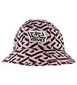 Versace Sun Hat - Black/Pink w. Logo Versace Sun Hat - Black/Pink w. Logo