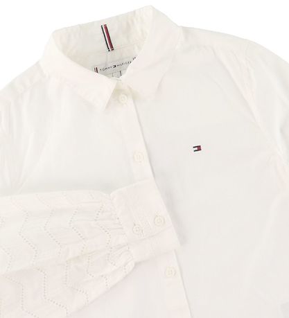 Tommy Hilfiger Shirt - Broidery Anglais Woven - Ecru