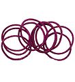 Little Wonders Elastic Hair Bands - Pink - 10-Pack - Burgundy Gl Little Wonders Elastic Hair Bands - Pink - 10-Pack - Burgundy Gl