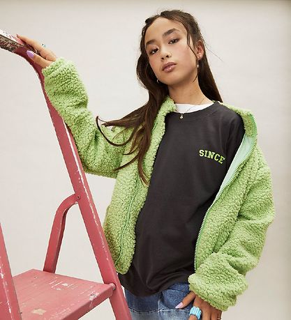 Hound Fleecepullover - Teddy - Power Green Hound Fleecepullover - Teddy - Power Green
