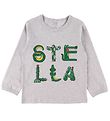 Stella McCartney Kids Blouse - Grey Melange w. Pressure Stella McCartney Kids Blouse - Grey Melange w. Pressure