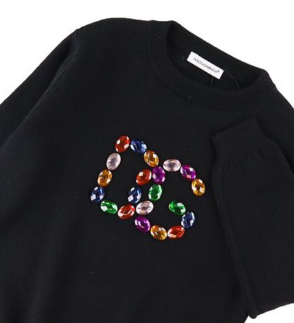 Dolce & Gabbana Blouse - Wool - Light Therapy - Black w. Stone Dolce & Gabbana Blouse - Wool - Light Therapy - Black w. Stone