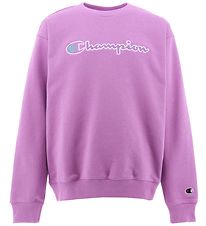Champion Fashion Peysa - Fjólublátt M. Lógó