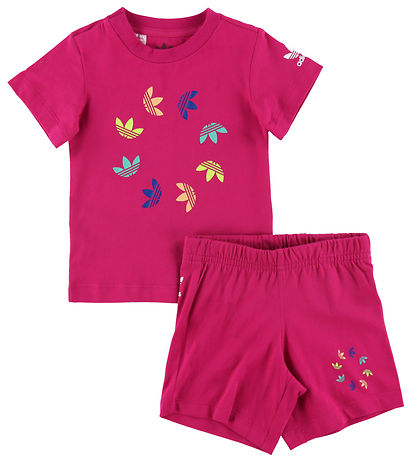 adidas Originals Set - Kräftiges Pink