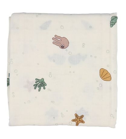 Done By Deer Baby Swaddle 2-Pack - Sea Freinds