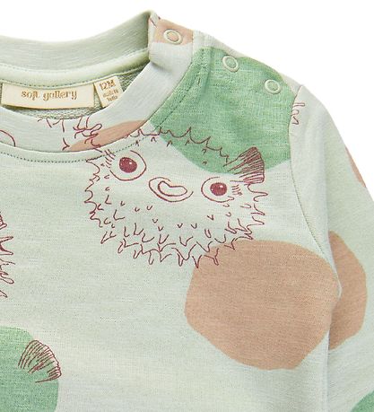Soft Gallery Sweatshirt - Buzz Pouf - Pale Aqua