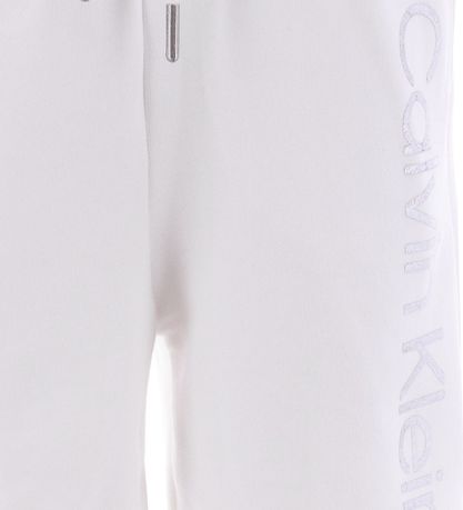 Calvin Klein Sweat Shorts - Bright White/Silver Calvin Klein Sweat Shorts - Bright White/Silver