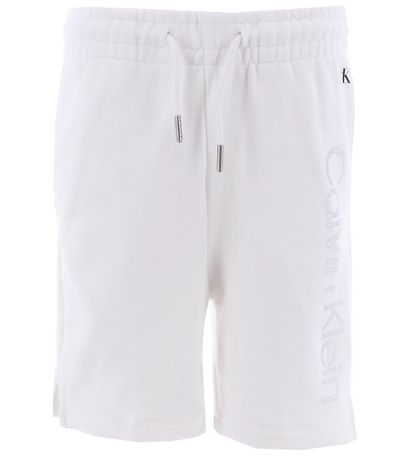 Calvin Klein Sweat Shorts - Bright White/Silver Calvin Klein Sweat Shorts - Bright White/Silver