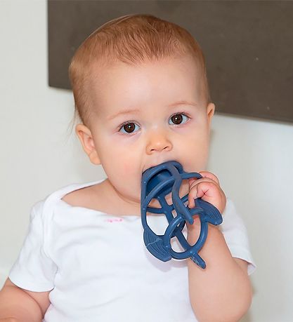 Tiny Tot Teething Toy - Silicone - Sky Blue