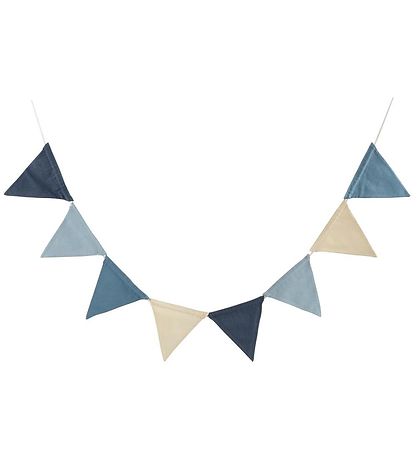 Sebra Bunting Banner - Double-Sided - 250 cm - Powder Blue Sebra Bunting Banner - Double-Sided - 250 cm - Powder Blue