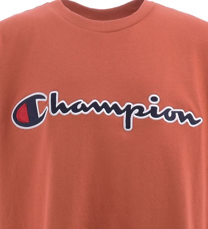 Champion Fashion T-paita - Oranssi, Logo