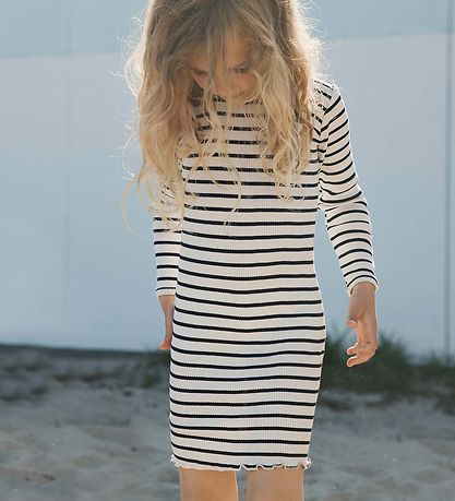 Minimalisma Kjole - Bina - Silke/Bomull - Sailor Minimalisma Kjole - Bina - Silke/Bomull - Sailor