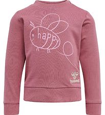 Hummel 맨투맨 - Hml Free - 헤더 로즈 Hummel 맨투맨 - Hml Free - 헤더 로즈