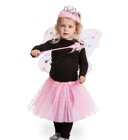 Molly & Rose Costume - Tulle skirt - Pink w. Stars