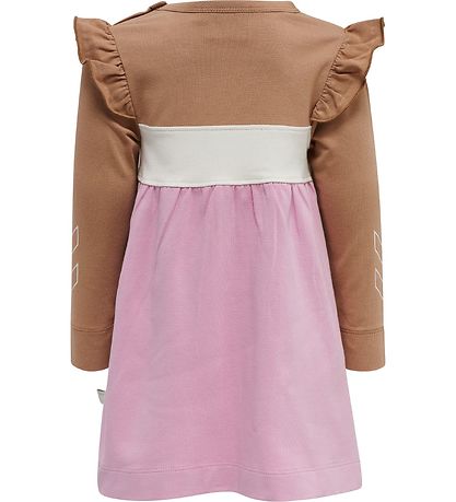 Hummel Dress - hmlJamila - Pink/Brown/White