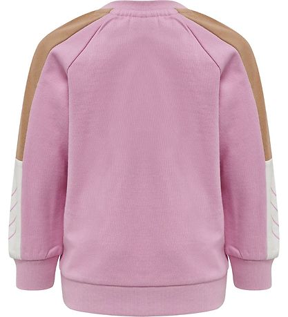 Hummel Sweatshirt - hmlAnju - Pink/Brown